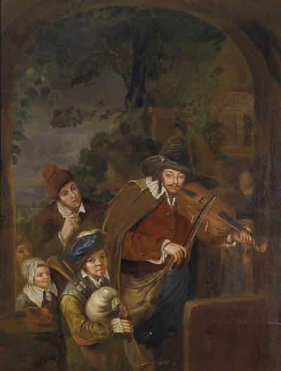 Wandermusikanten von Follower of Christian Wilhelm Ernst Dietrich